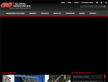 Tablet Screenshot of gsglobalresources.com